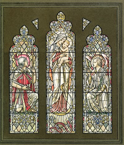 Design for a Stained Glass Window, Late 1920s by Paul Vincent Woodroffe
